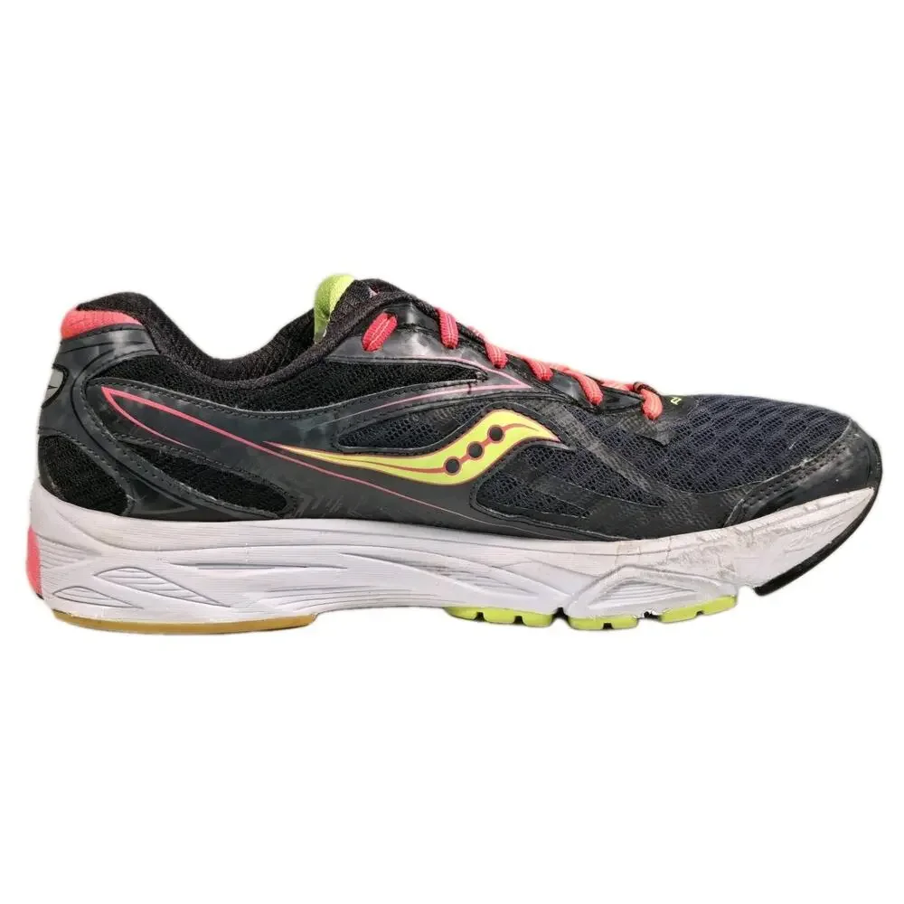 Saucony Ride 8 Women's Running Shoes Black Neon Yellow & Orange Size 10 S10273-4